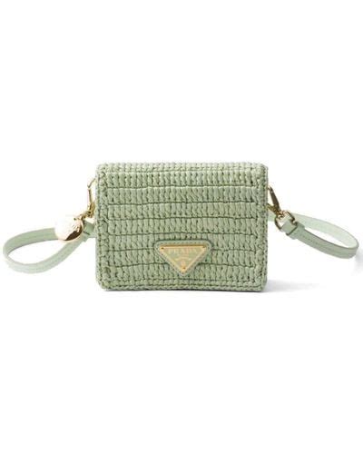 green prada card holder|prada nylon cardholders.